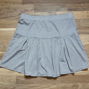 URBAN Romantics Checkered Pleated Skater Skirt Women’s L